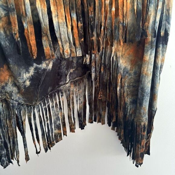 T Party Women’s Western Multicolor Stretch Asymmetric Fringe Elastic High Waiste - Picture 10 of 11